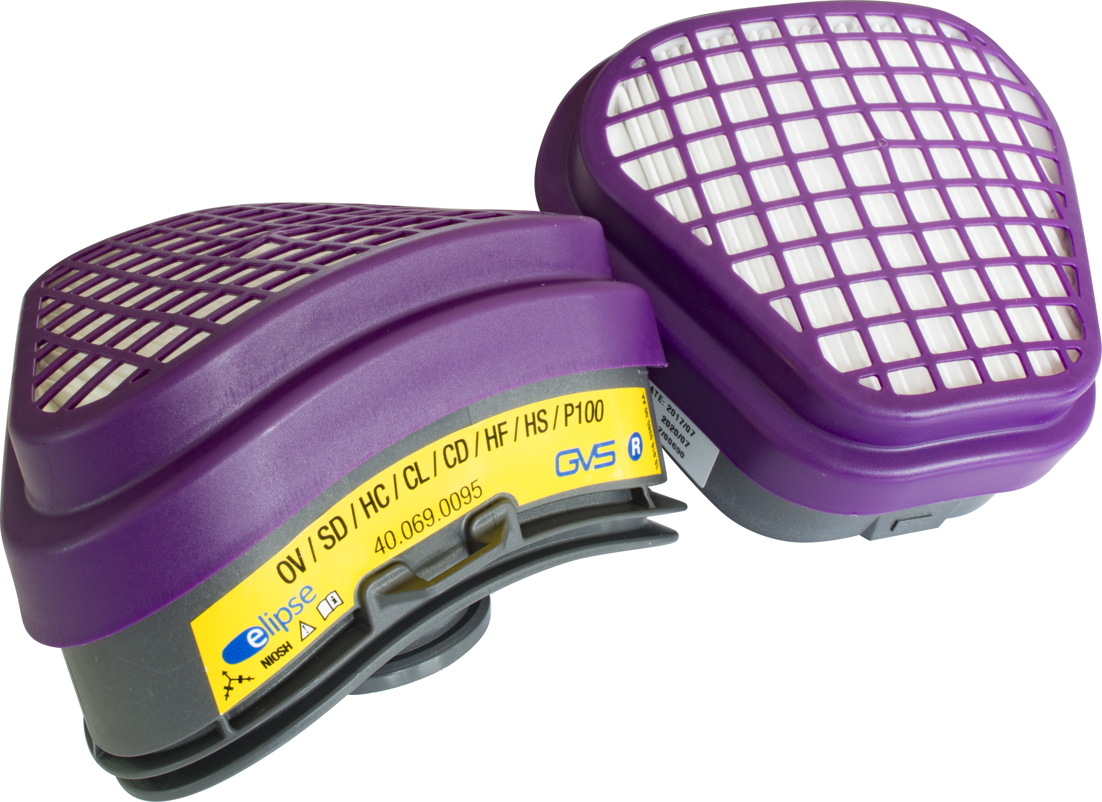 Respirador Elipse VO/GA/P100 filtros incluidos