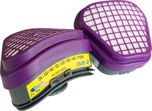 Respirador Elipse VO/GA/P100 filtros incluidos